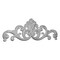 Ekena Millwork 35 1/8"W x 12 1/2"H x 2 1/8"P Flower Basket Center Onlay ONL35X12X02FB - alternate 3